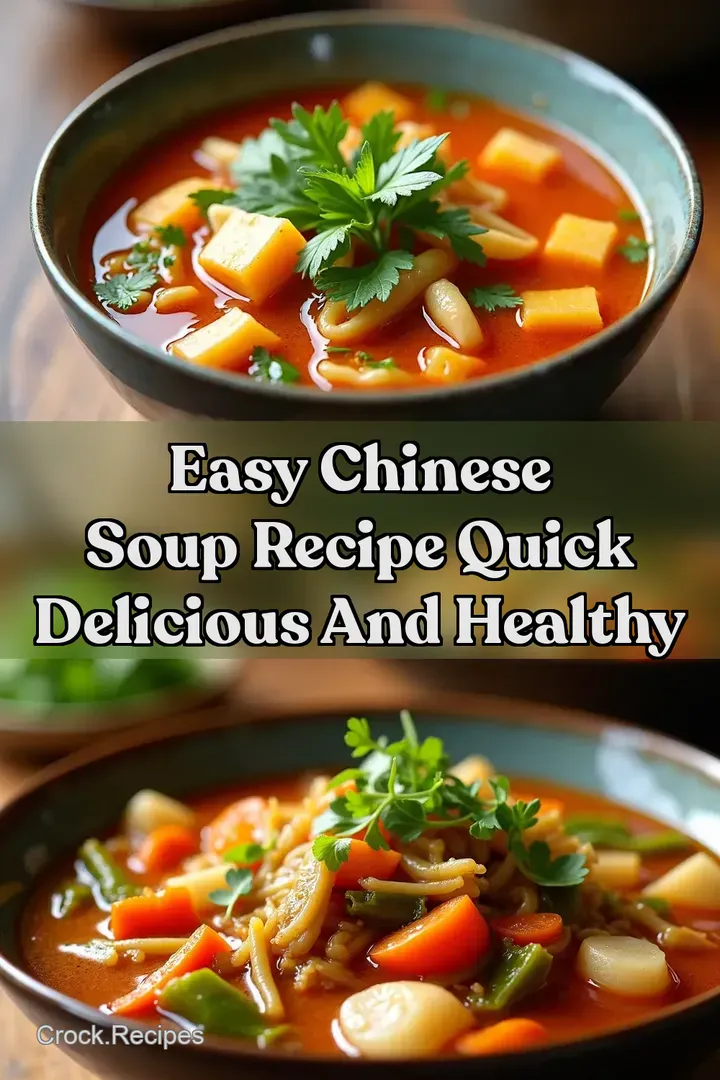 Easy Chinese Soup Recipe Quick Delicious and Healthy
