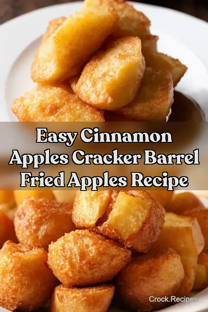 Easy Cinnamon Apples Cracker Barrel Fried Apples Recipe