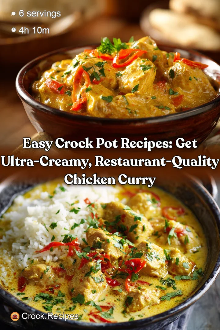 Easy Crock Pot Recipes: Get Ultra-Creamy Restaurant-Quality Chicken Curry