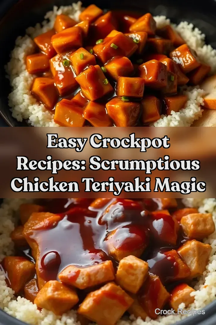 Easy Crockpot Recipes: Scrumptious Chicken Teriyaki Magic