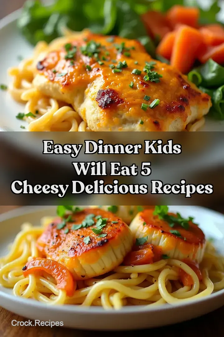 Easy Dinner Kids Will Eat 5 Cheesy Delicious Recipes
