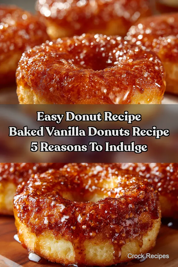 Easy Donut Recipe Baked Vanilla Donuts Recipe 5 Reasons to Indulge