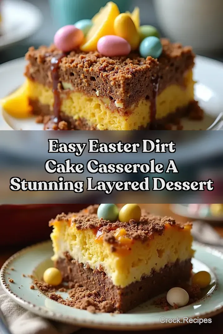 Easy Easter Dirt Cake Casserole A Stunning Layered Dessert