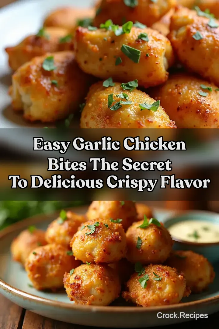 Easy Garlic Chicken Bites The Secret To Delicious Crispy Flavor