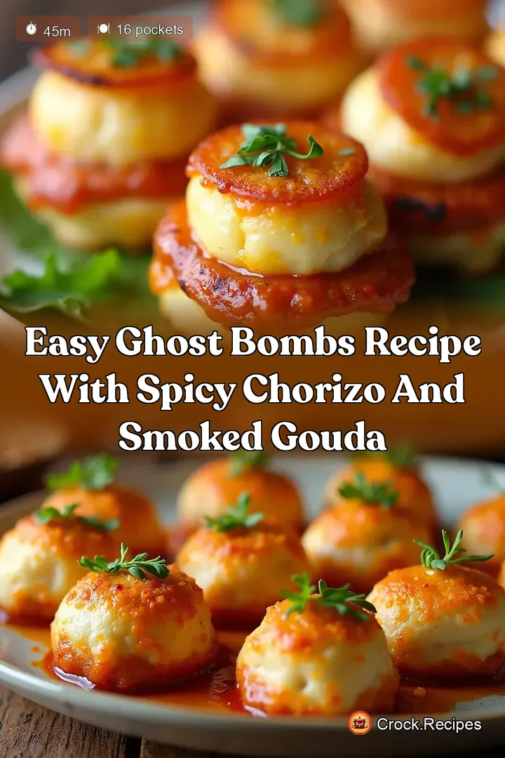 Easy Ghost Bombs Recipe with Spicy Chorizo and Smoked Gouda