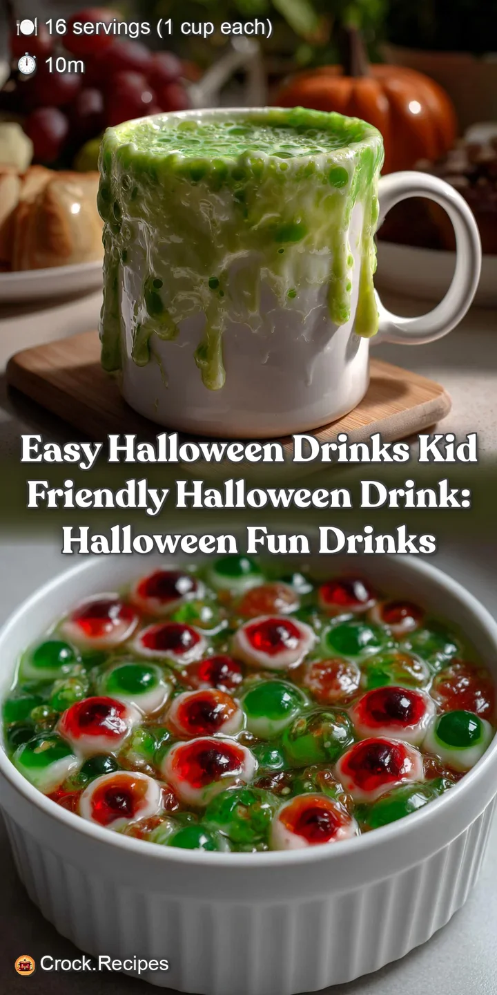 Easy Halloween Drinks Kid Friendly Halloween Drink: Halloween Fun Drinks