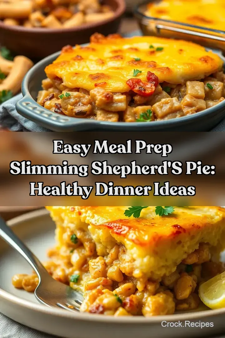 Easy Meal Prep Slimming Shepherd s Pie: Healthy Dinner Ideas