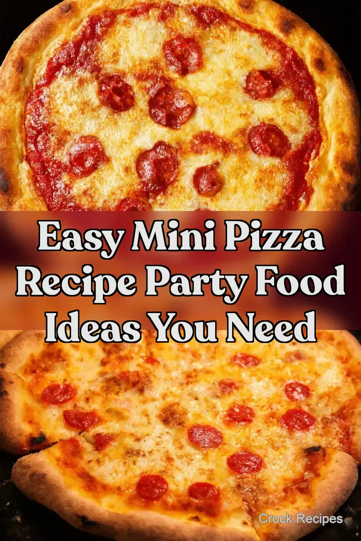 Easy Mini Pizza Recipe Party Food Ideas You Need