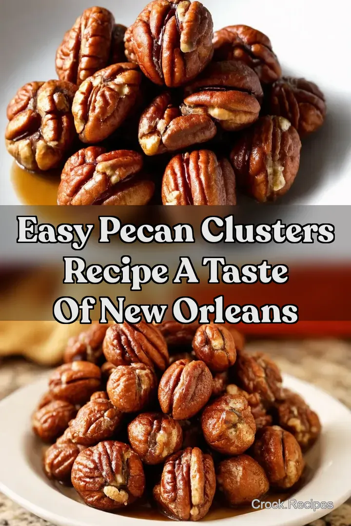 Easy Pecan Clusters Recipe A Taste of New Orleans