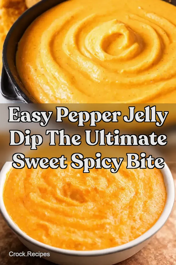 Easy Pepper Jelly Dip The Ultimate Sweet Spicy Bite
