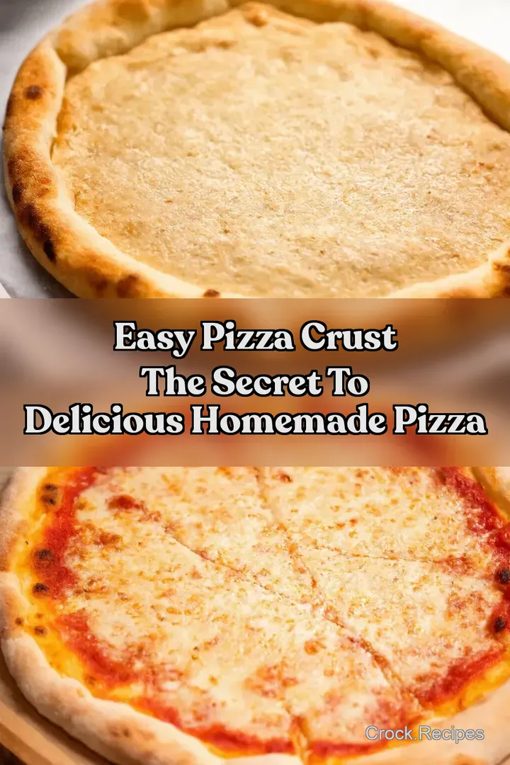 Easy Pizza Crust The Secret to Delicious Homemade Pizza
