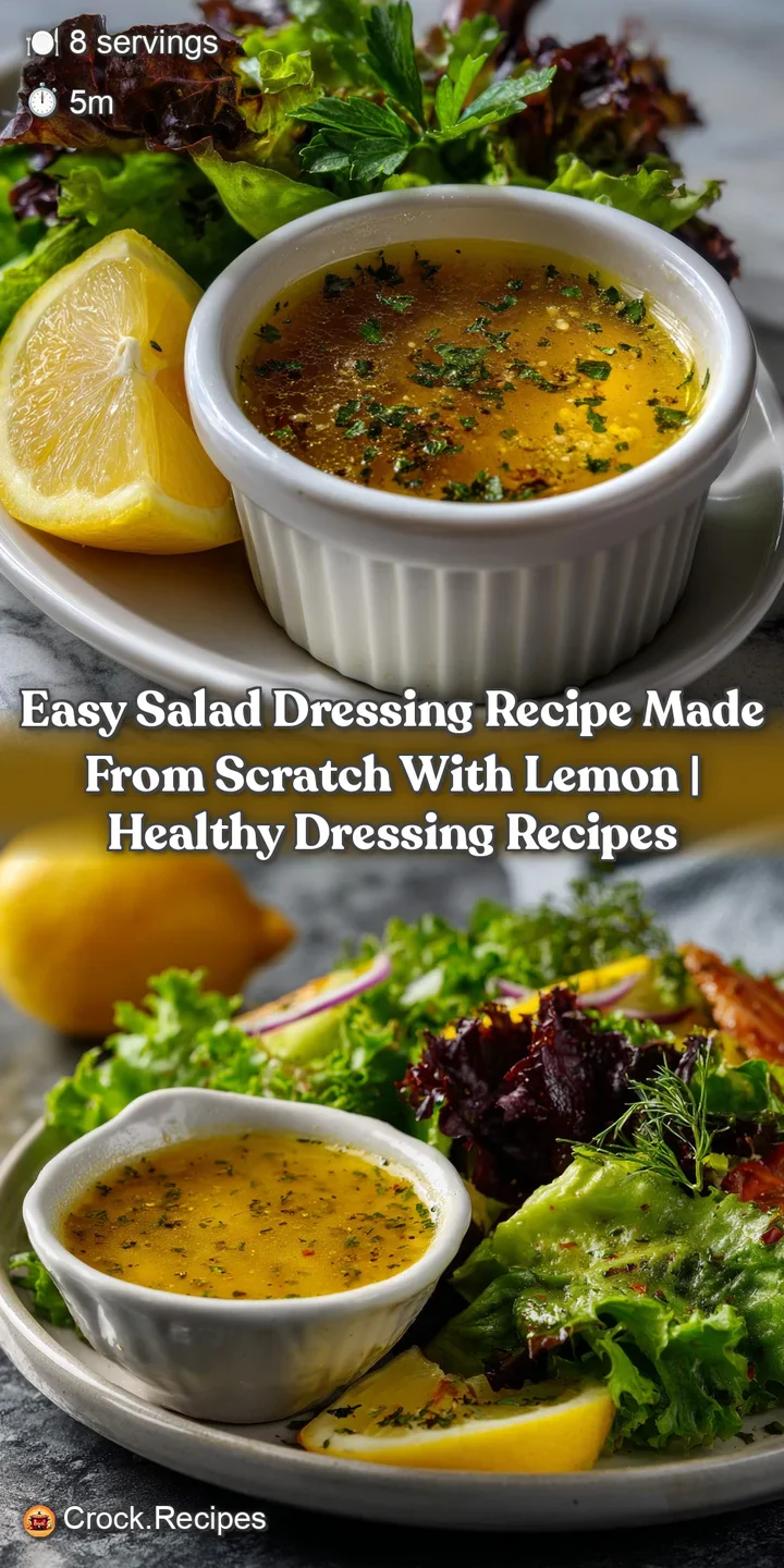 Close-up of a bright, creamy dressing coating fresh, leafy greens. The salad features juicy red tomatoes and a hint of lem...