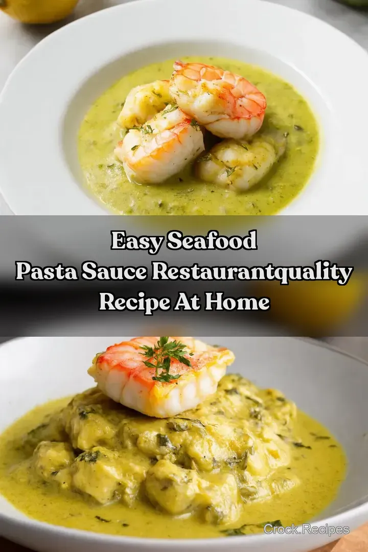 Easy Seafood Pasta Sauce RestaurantQuality Recipe at Home