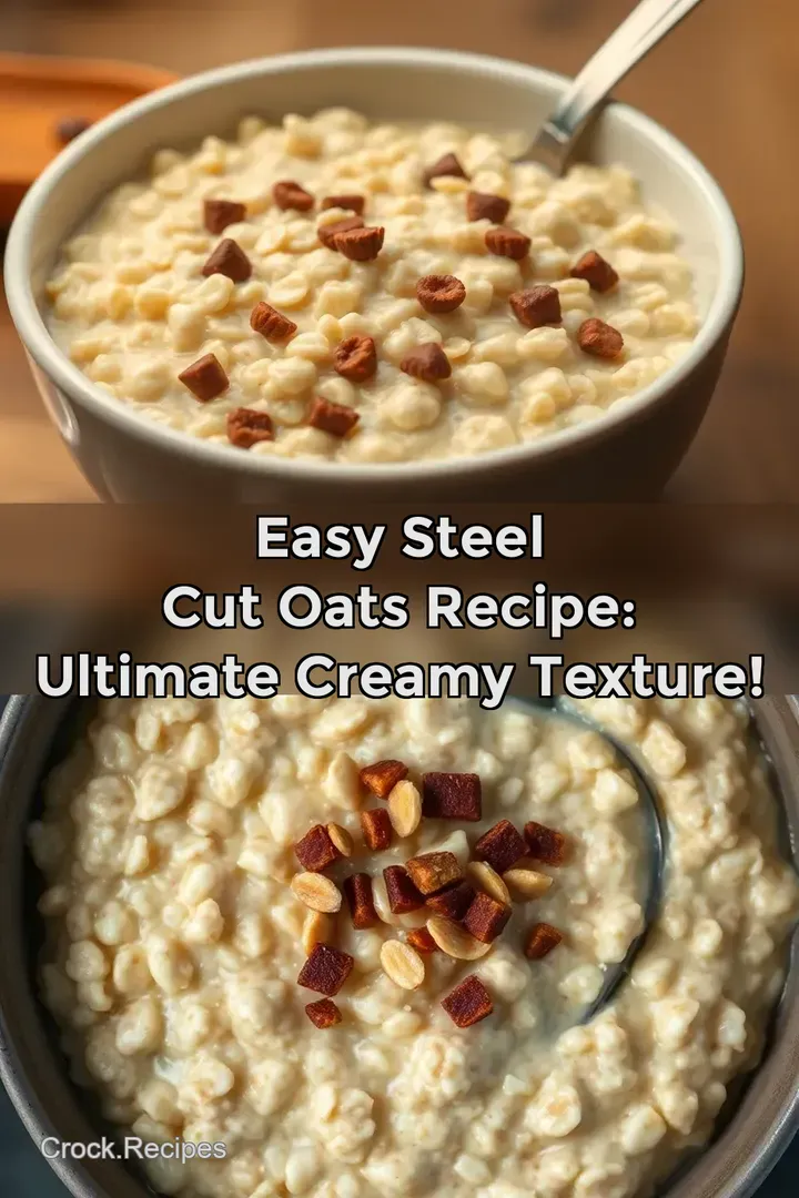Easy Steel Cut Oats Recipe: Ultimate Creamy Texture!