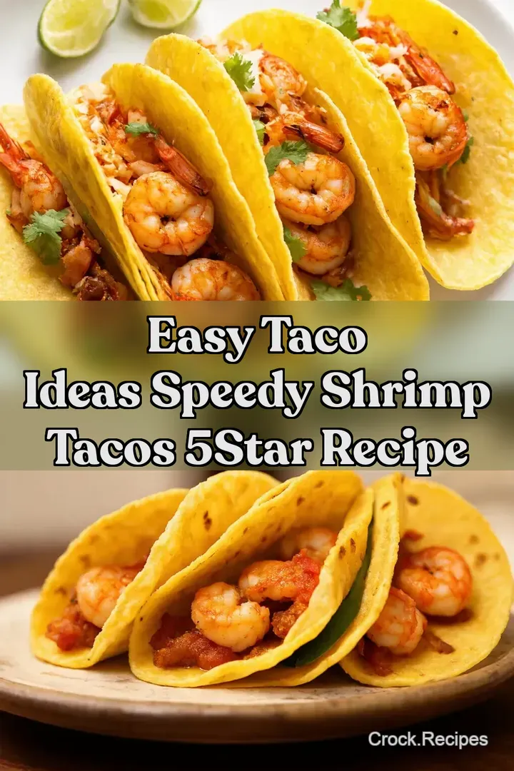 Easy Taco Ideas Speedy Shrimp Tacos 5Star Recipe