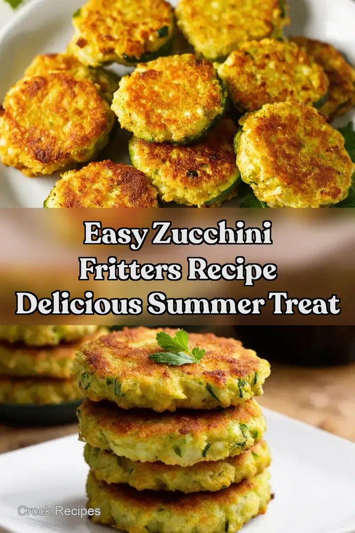 Easy Zucchini Fritters Recipe Delicious Summer Treat