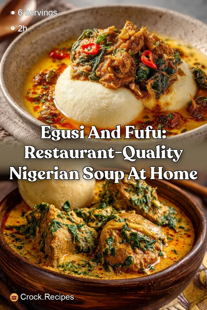 Egusi and Fufu: Restaurant-Quality Nigerian Soup at Home