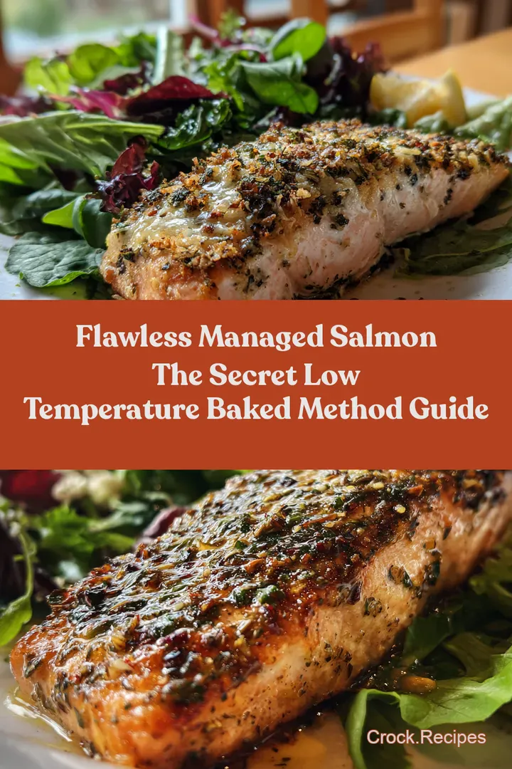 Flawless Managed Salmon The Secret Low Temperature Baked Method Guide