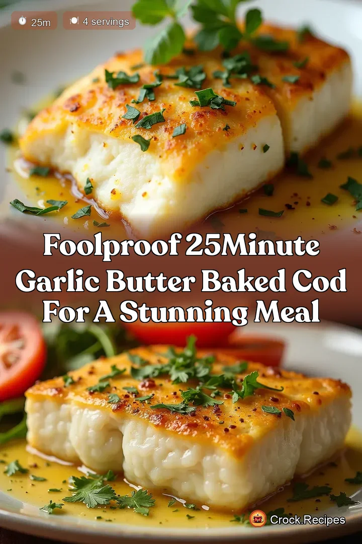Foolproof 25Minute Garlic Butter Baked Cod for a Stunning Meal