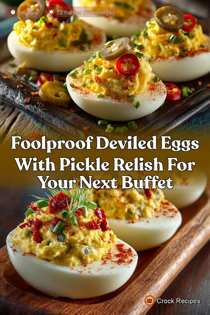 Foolproof Deviled Eggs with Pickle Relish for Your Next Buffet