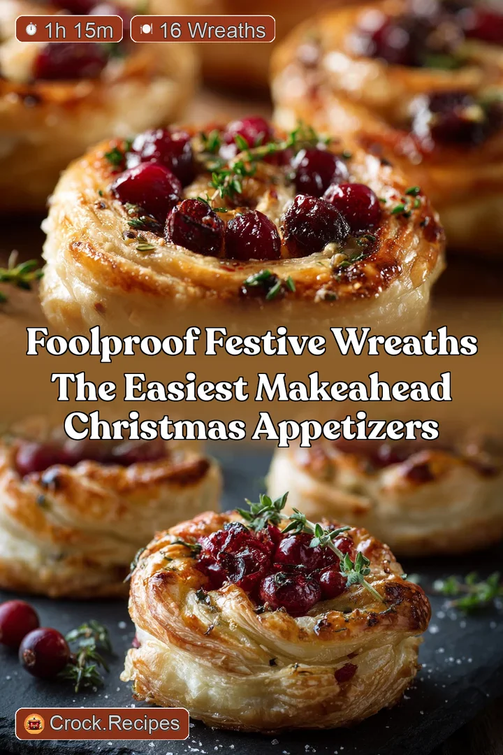 Foolproof Festive Wreaths The Easiest MakeAhead Christmas Appetizers