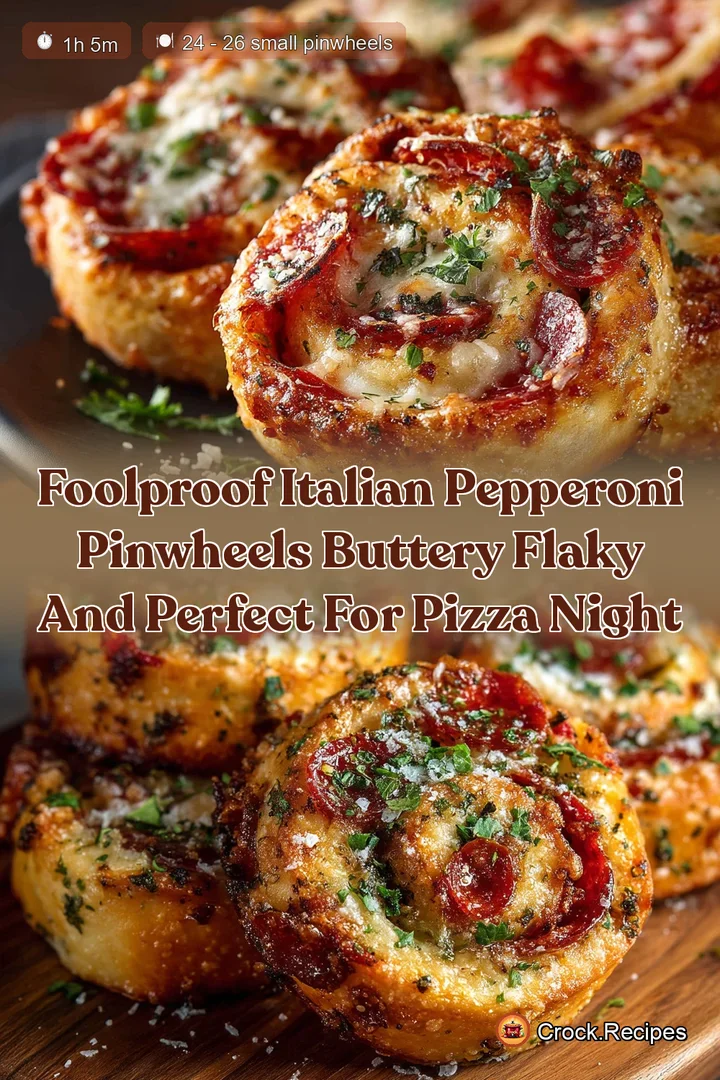 Foolproof Italian Pepperoni Pinwheels Buttery Flaky and Perfect for Pizza Night