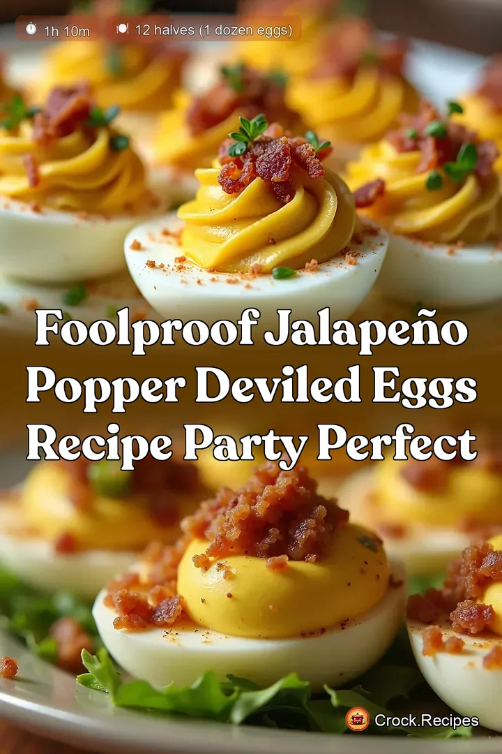 Foolproof Jalapeño Popper Deviled Eggs Recipe Party Perfect