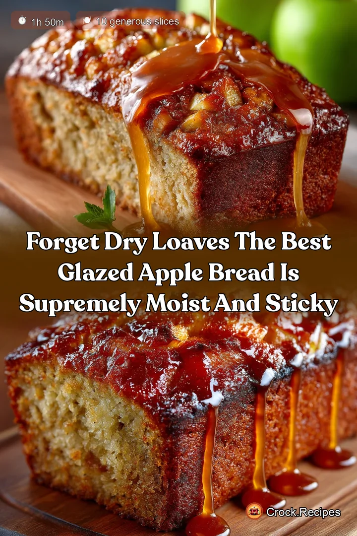 Forget Dry Loaves The Best Glazed Apple Bread is Supremely Moist and Sticky