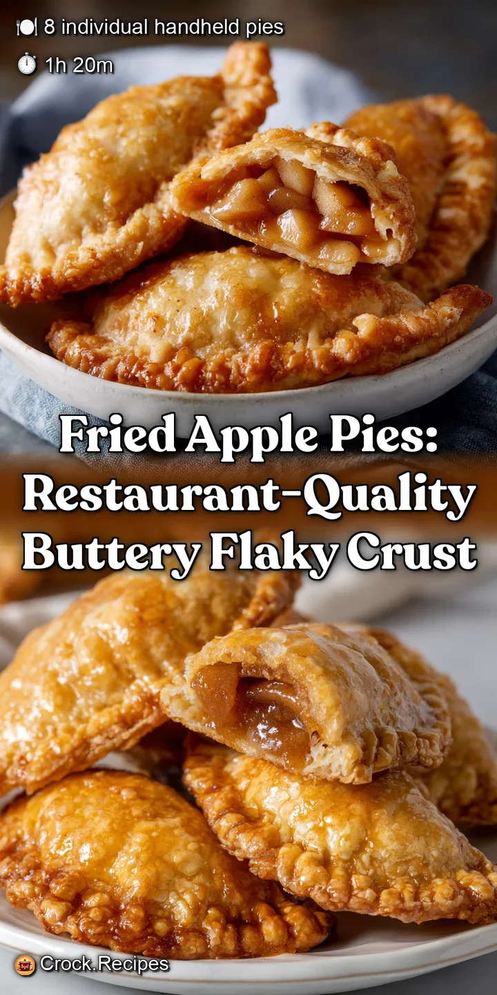 Fried Apple Pies: Restaurant-Quality Buttery Flaky Crust