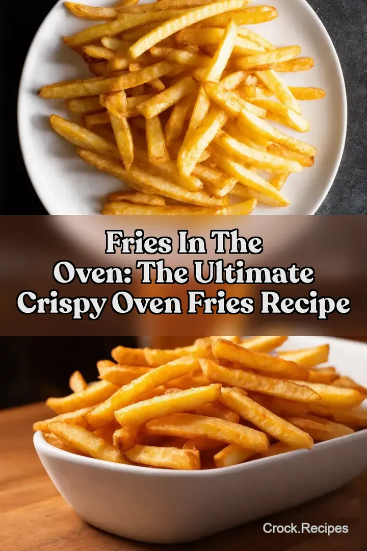 Fries In The Oven: The Ultimate Crispy Oven Fries Recipe