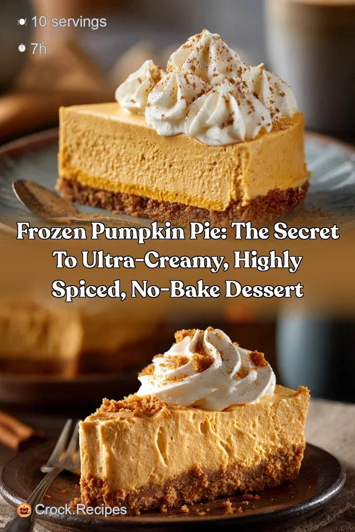 Frozen Pumpkin Pie: The Secret to Ultra-Creamy Highly Spiced No-Bake Dessert