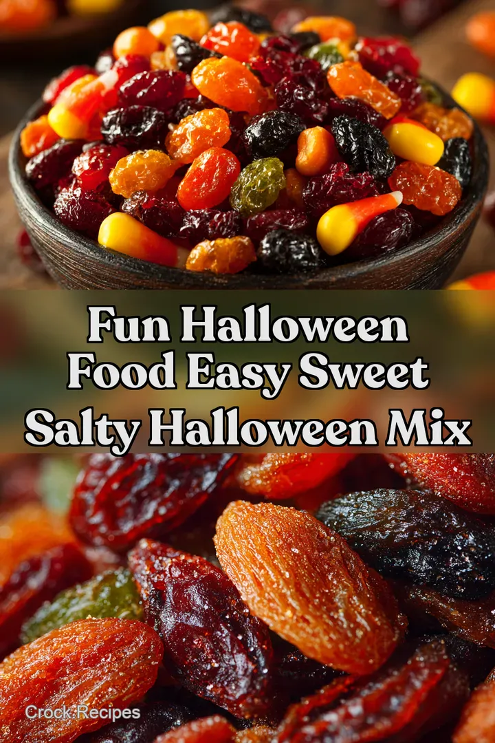 Fun Halloween Food Easy Sweet Salty Halloween Mix