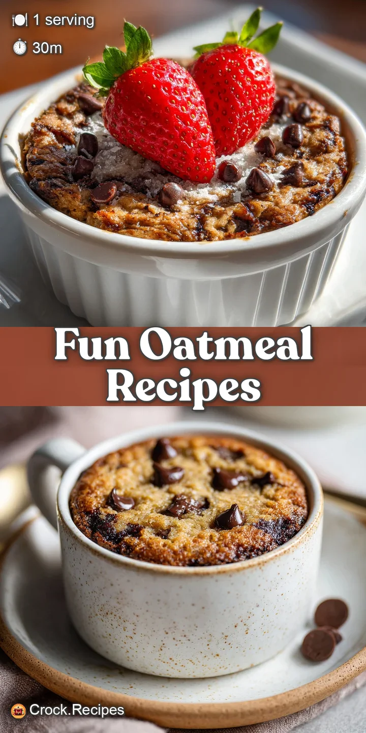 Close-up showing the soft, porous texture of a baked oat, studded with semi-melted dark chocolate.
