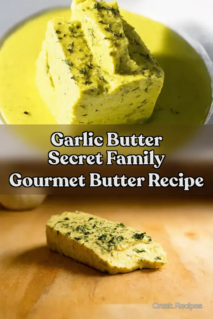 Garlic Butter Secret Family Gourmet Butter Recipe