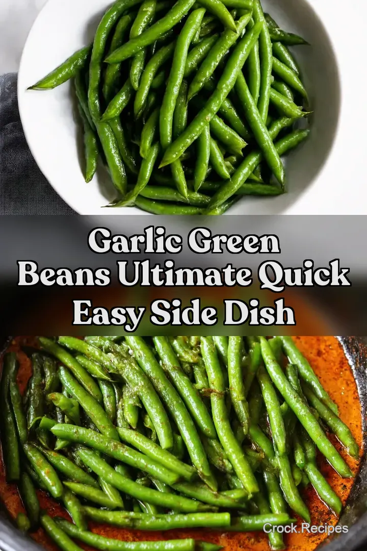 Garlic Green Beans Ultimate Quick Easy Side Dish