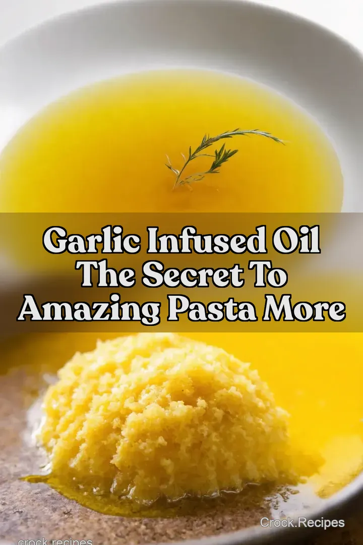 Garlic Infused Oil The Secret to Amazing Pasta More