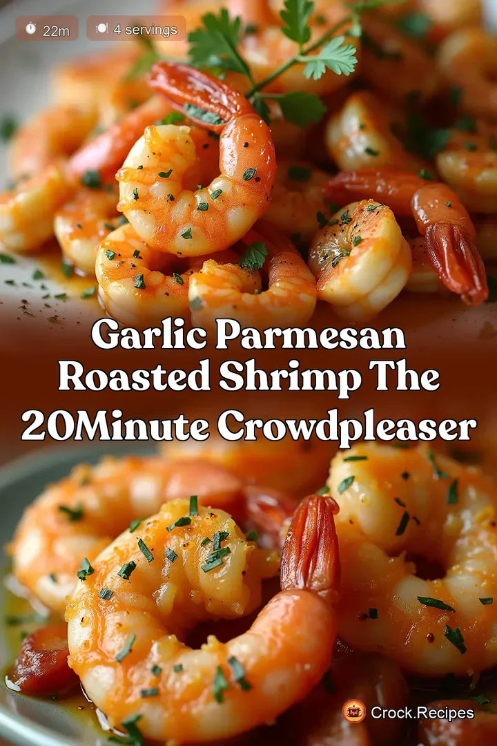 Garlic Parmesan Roasted Shrimp The 20Minute CrowdPleaser