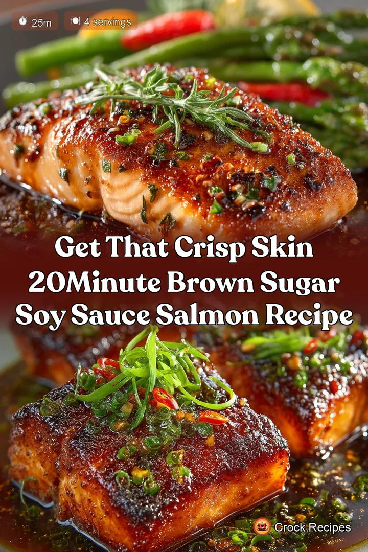 Get that Crisp Skin 20Minute Brown Sugar Soy Sauce Salmon Recipe
