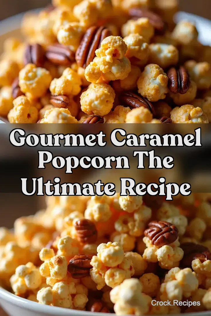 Gourmet Caramel Popcorn The Ultimate Recipe