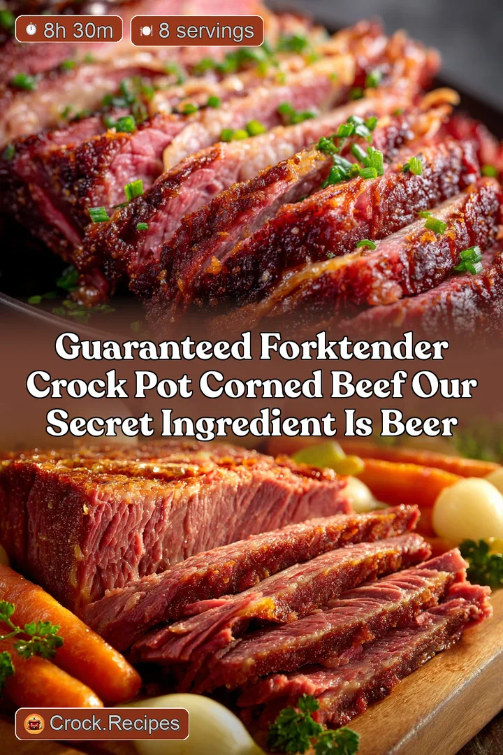 Guaranteed ForkTender Crock Pot Corned Beef Our Secret Ingredient is Beer