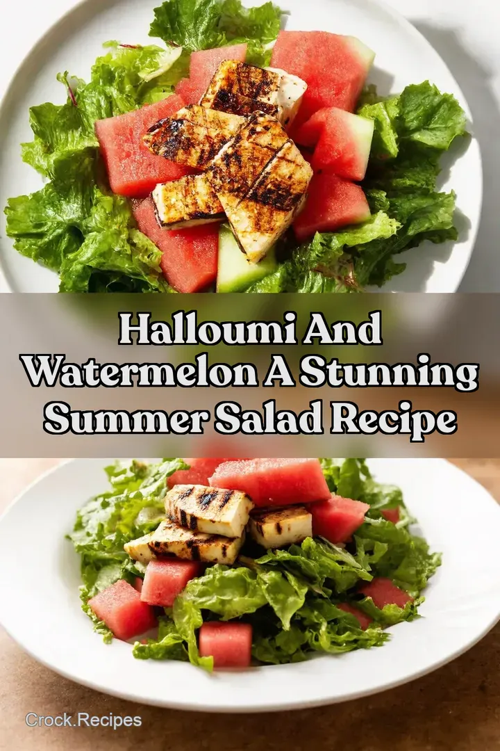 Halloumi and Watermelon A Stunning Summer Salad Recipe