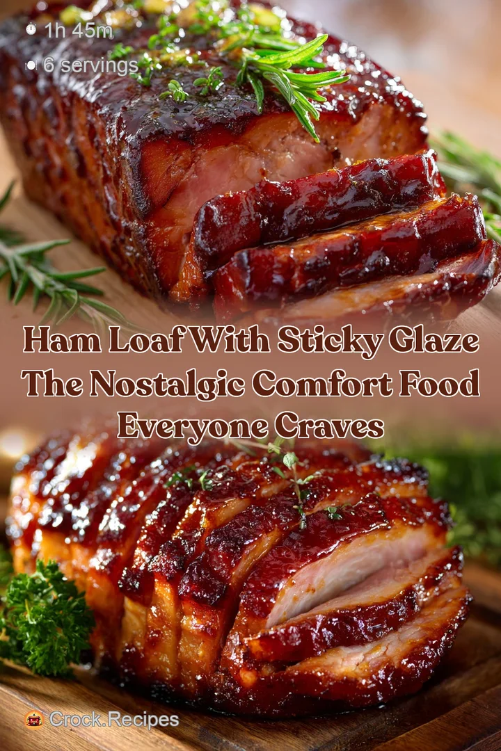 Ham Loaf with Sticky Glaze The Nostalgic Comfort Food Everyone Craves