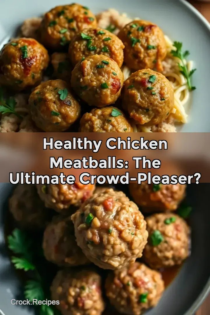 Healthy Chicken Meatballs: The Ultimate Crowd-Pleaser?