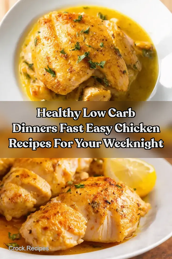 Healthy Low Carb Dinners Fast Easy Chicken Recipes For Your Weeknight