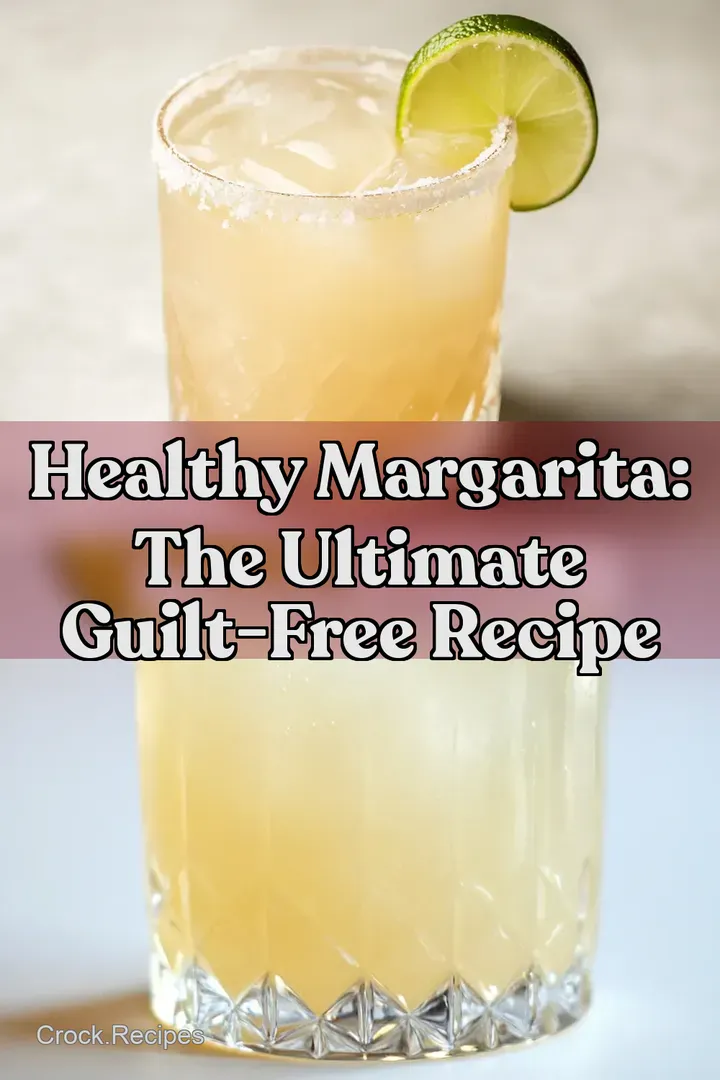 Healthy Margarita: The Ultimate Guilt-Free Recipe