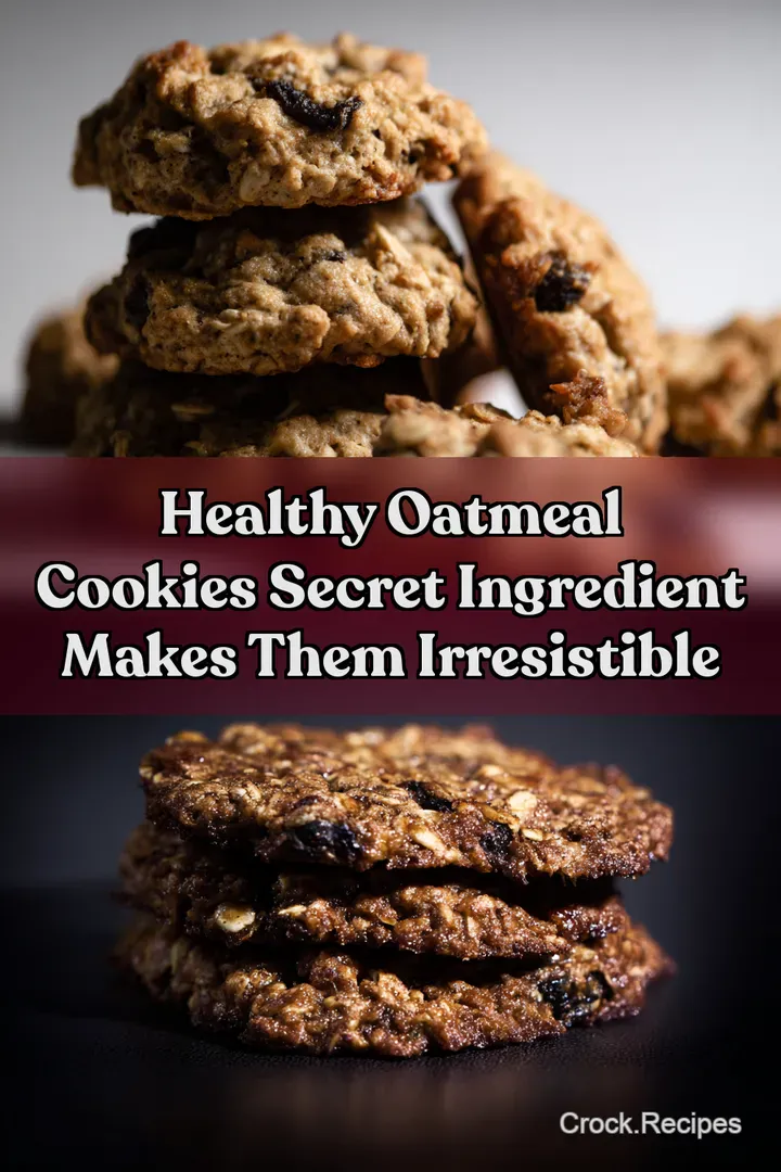 Healthy Oatmeal Cookies Secret Ingredient Makes Them Irresistible