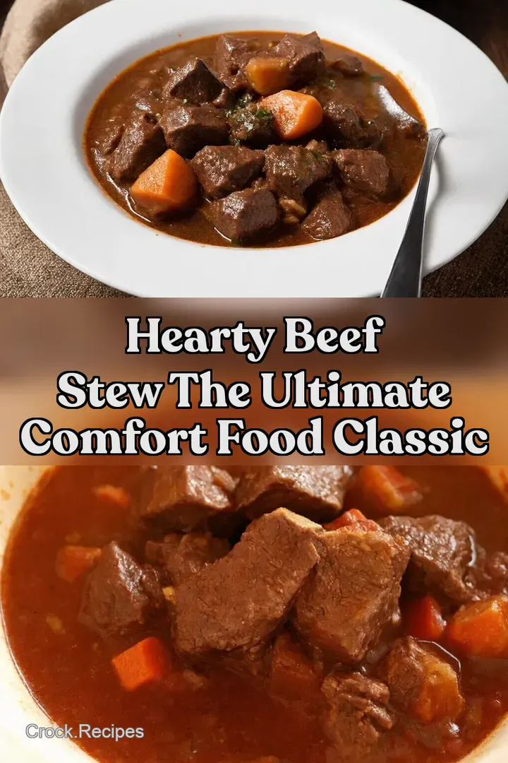 Hearty Beef Stew The Ultimate Comfort Food Classic