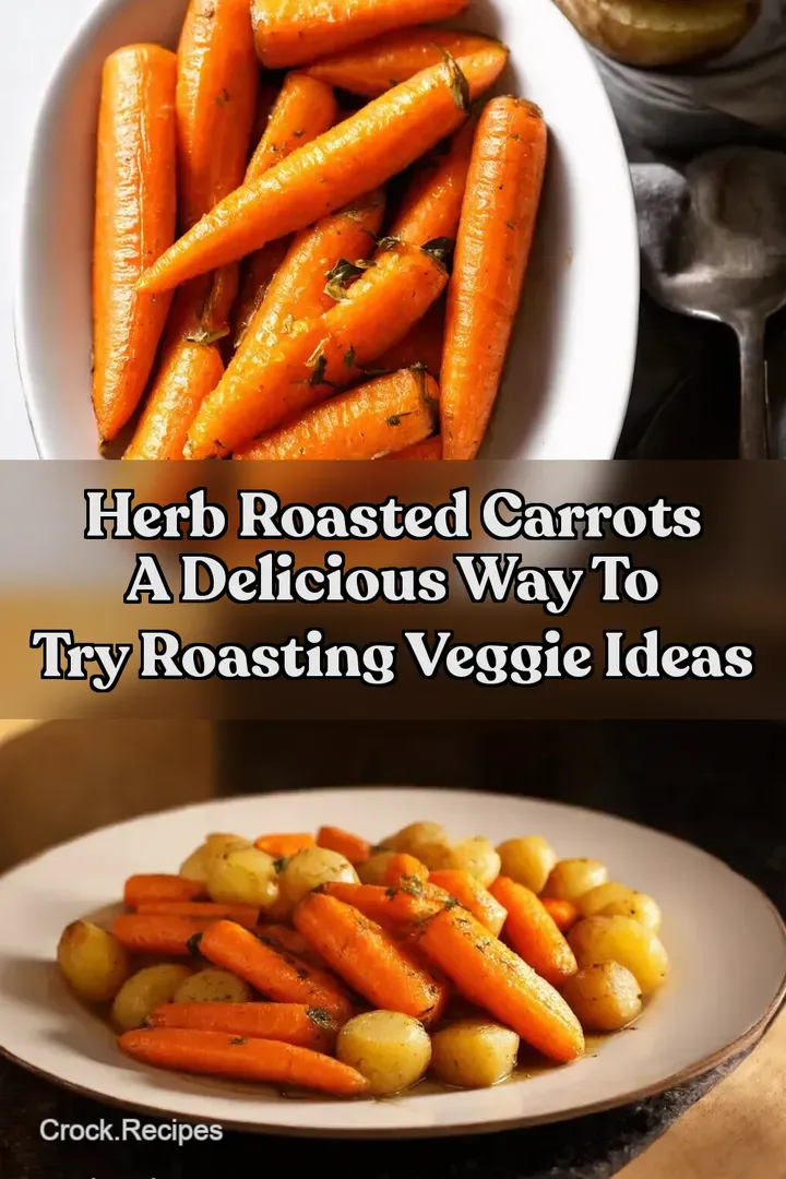 Herb Roasted Carrots A Delicious Way to Try Roasting Veggie Ideas