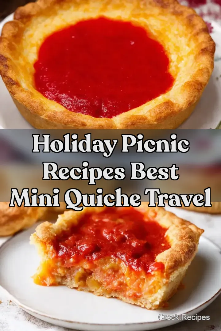 Holiday Picnic Recipes Best Mini Quiche Travel