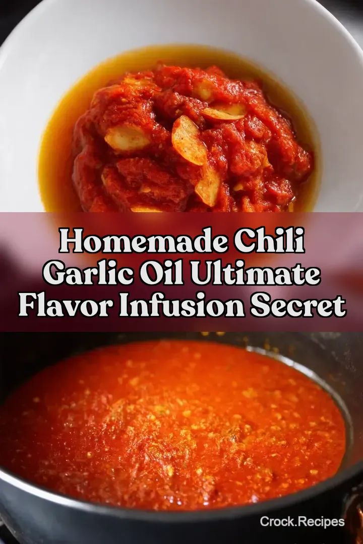 Homemade Chili Garlic Oil Ultimate Flavor Infusion Secret